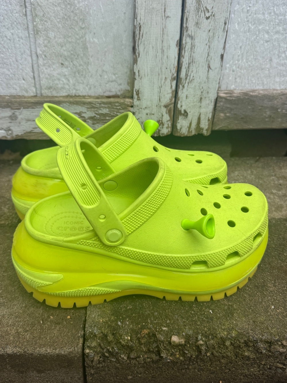 Shrek platform crocs